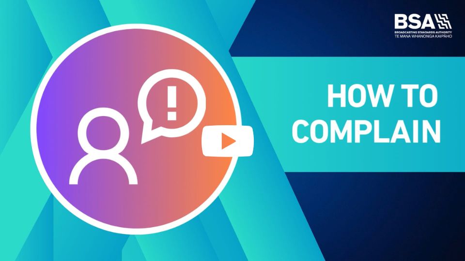 Link to How to complain video