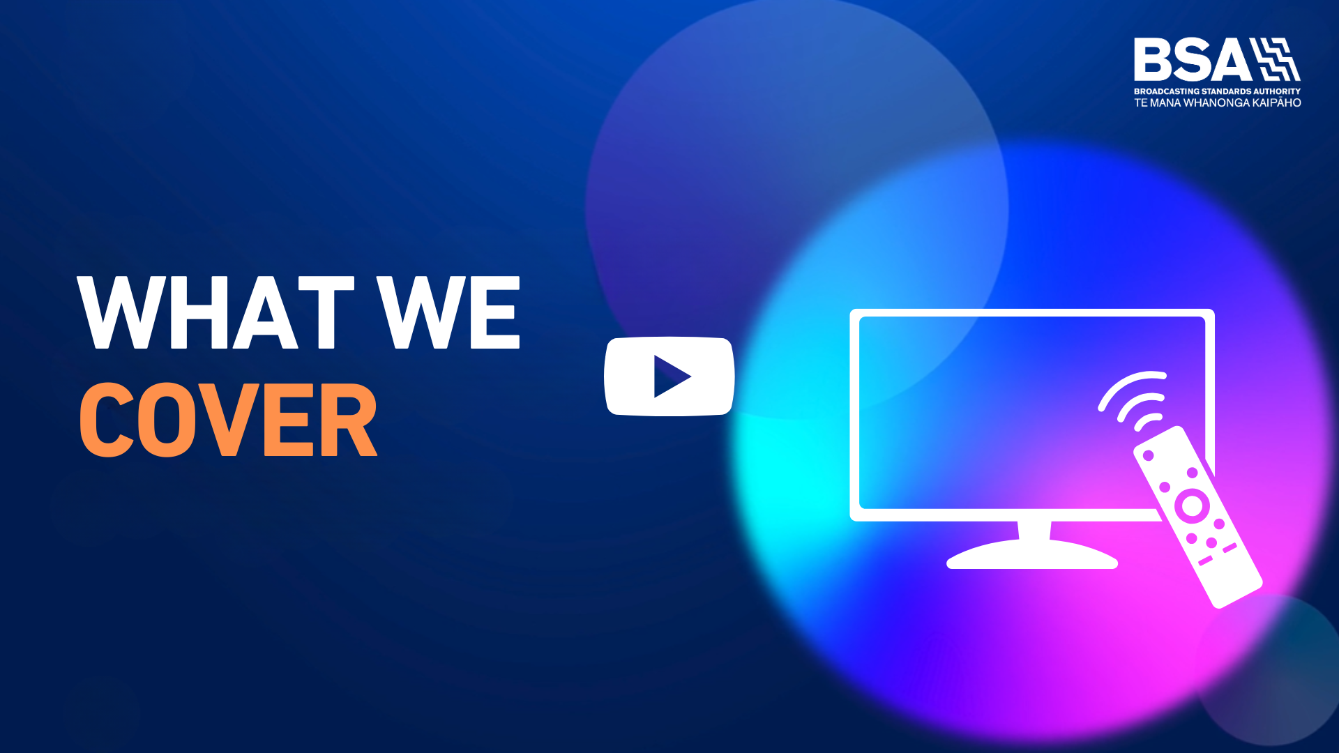 Link to What we cover video